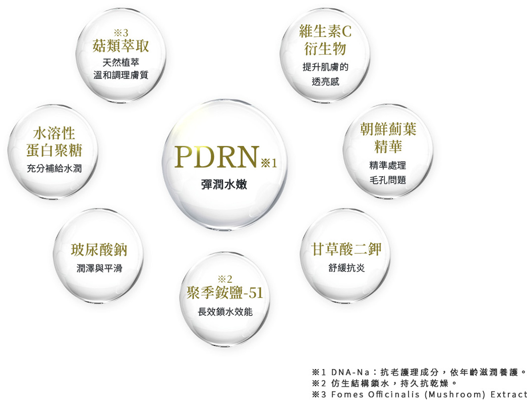  ekam 伊肯 高效精華液 成分介紹圖