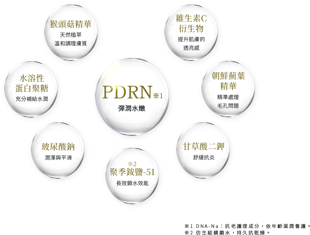  ekam 伊肯 高效精華液 成分介紹圖