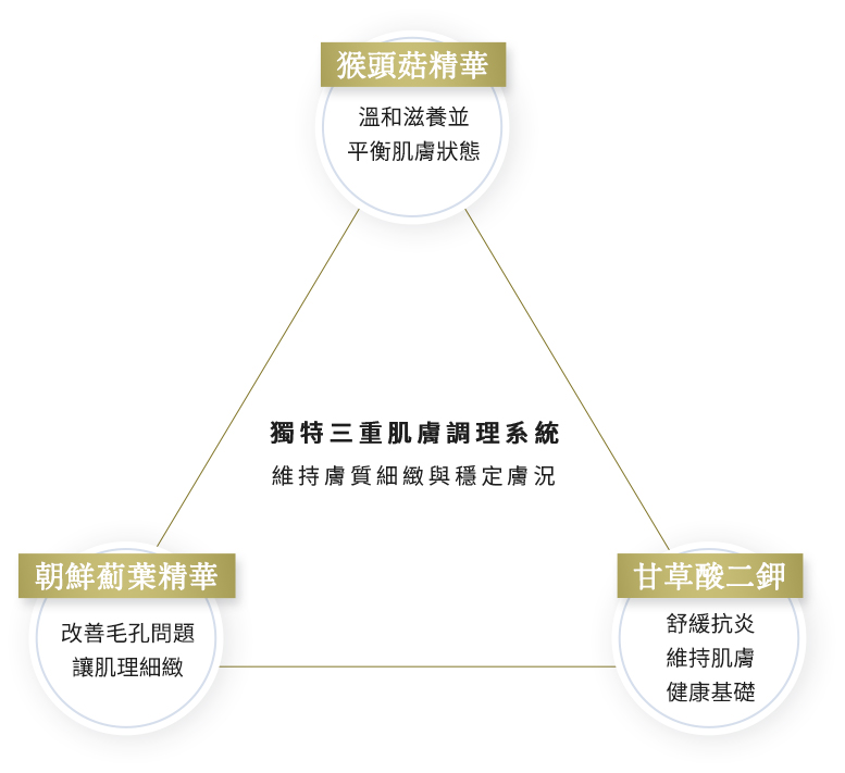  ekam 伊肯 進階全效凝露 成分介紹圖